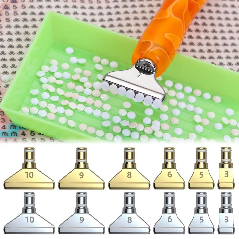 

Single Placer Embroidery Multi Placers Nail Art Pen Tips Replacement Pen Heads Point Drill Pen Heads Diamond Painting Pen