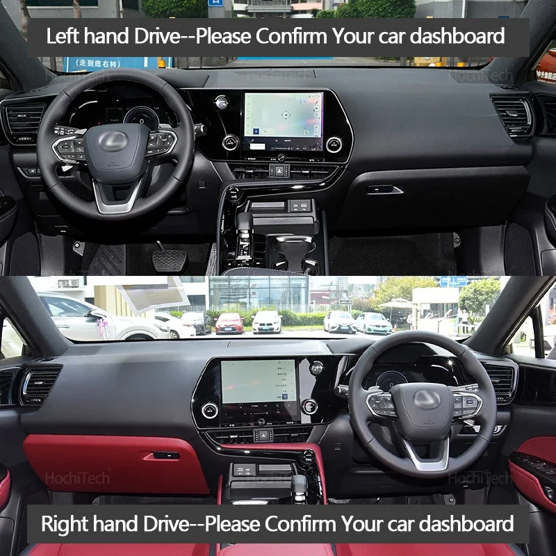 For Lexus NX AZ20 NX200 NX250 NX260 NX350 NX350h 2022-2025 Dashboard Cover Board Anti-Slip Mat Protect Pad Car Sunshade Carpet