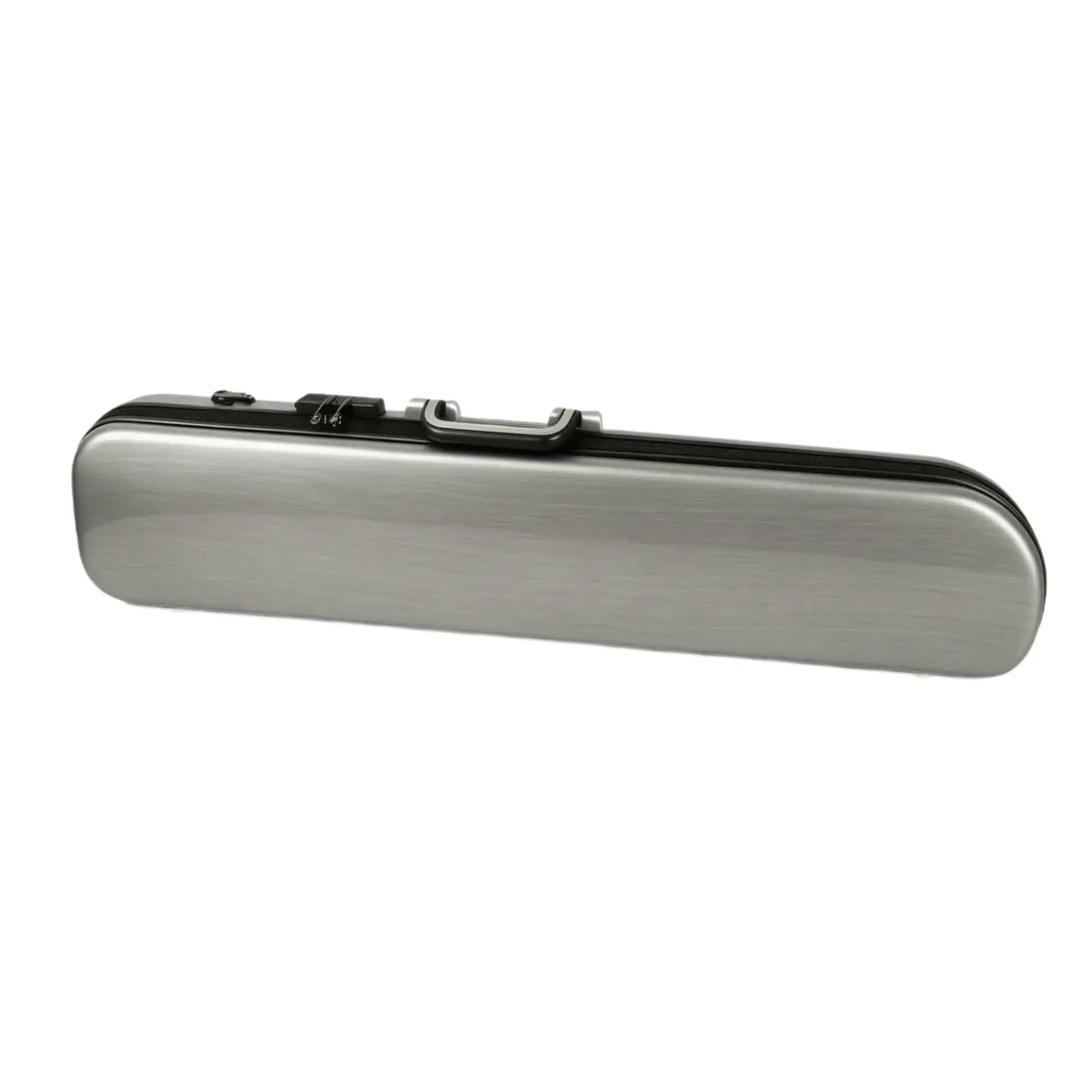 Rigid-Shell Erhu Case with Metal Safeguarding Waterproof Erhu Case with Hinged Lid Sturdy for Artists, Music Students,