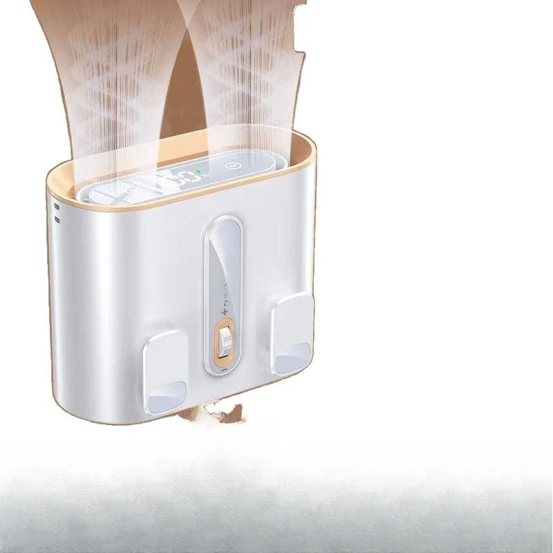 Refrigeración silenciosa, pequeño aire acondicionado, cintura portátil, cuello súper largo, batería sin aspas, ventilador de cintura para sitio de construcción