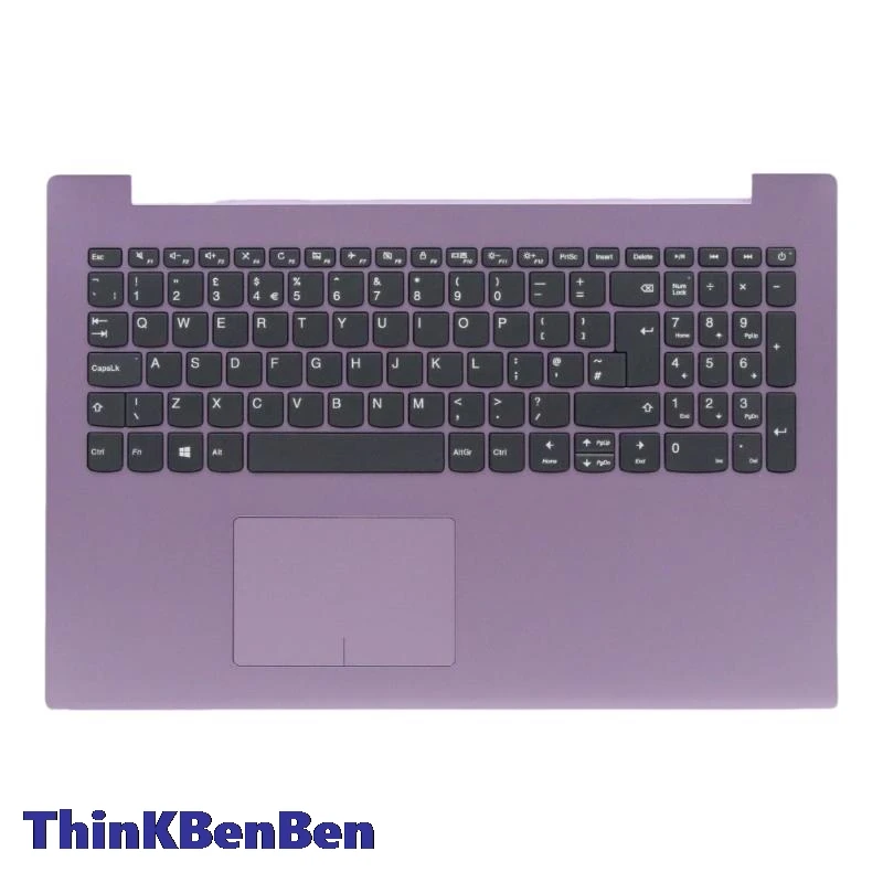 Klawiatura angielska liliowa górna obudowa na palmety do Lenovo Ideapad 330 15 IKB IGM AST ISK Laptop 5 cb0r59297