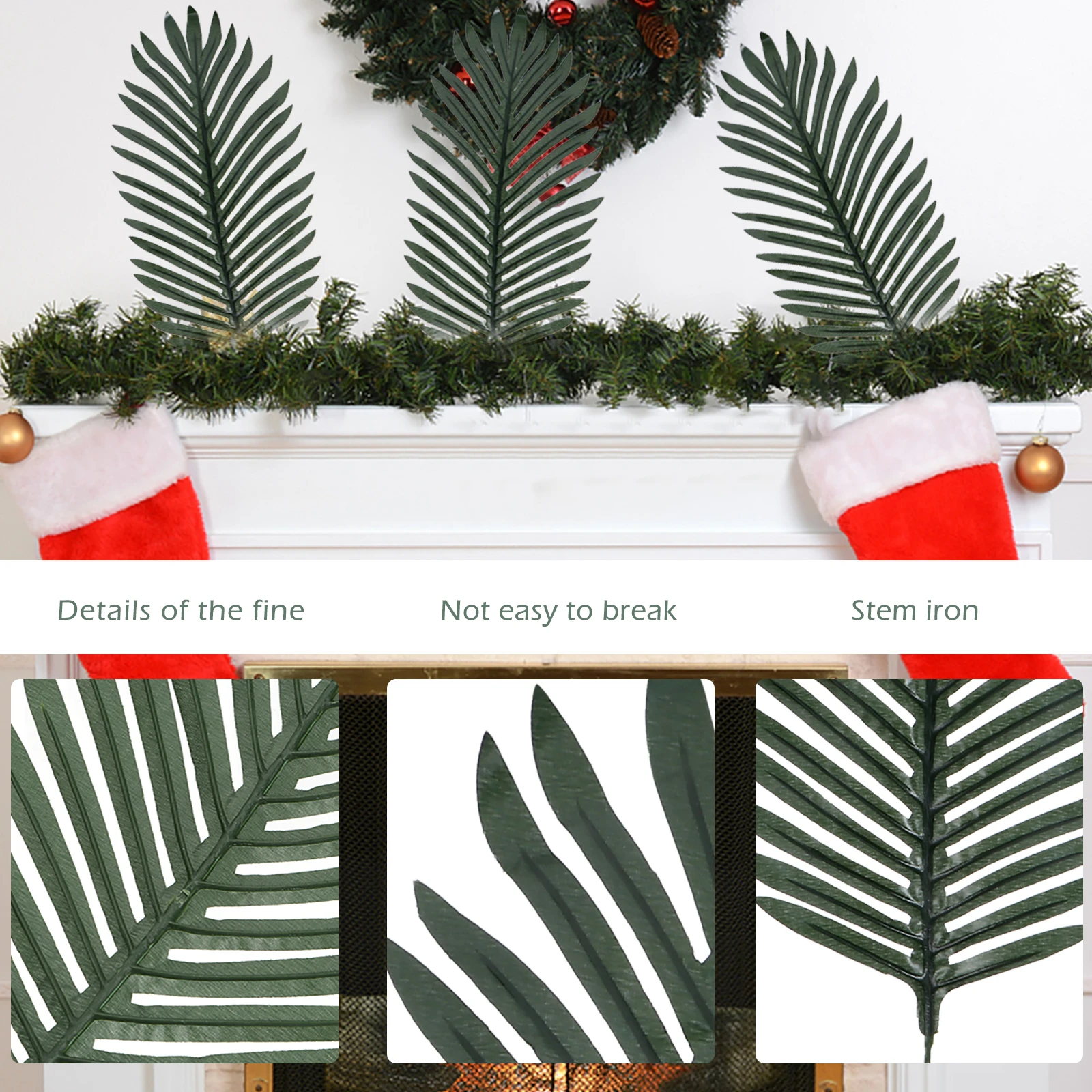 

10pcs Fake Leaves For Diy Decorations Wedding Party Jungle Theme Diy Decorations Household Decor Hawaii Photo Props