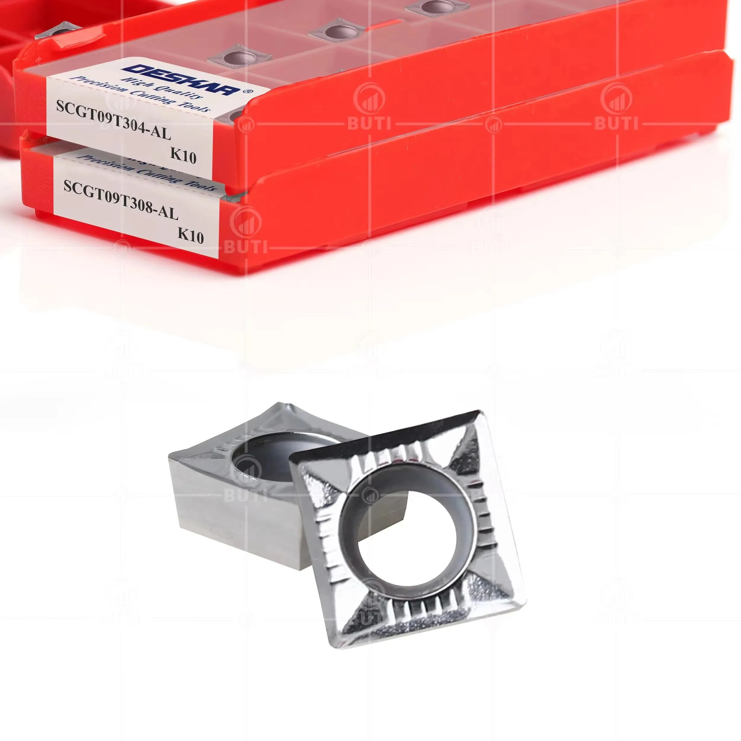 DESKAR 100% Original Numerical Control Square Inner Hole Aluminum Inserts SCGT09T302/04/08-AL K10 Aluminum And Copper Processing