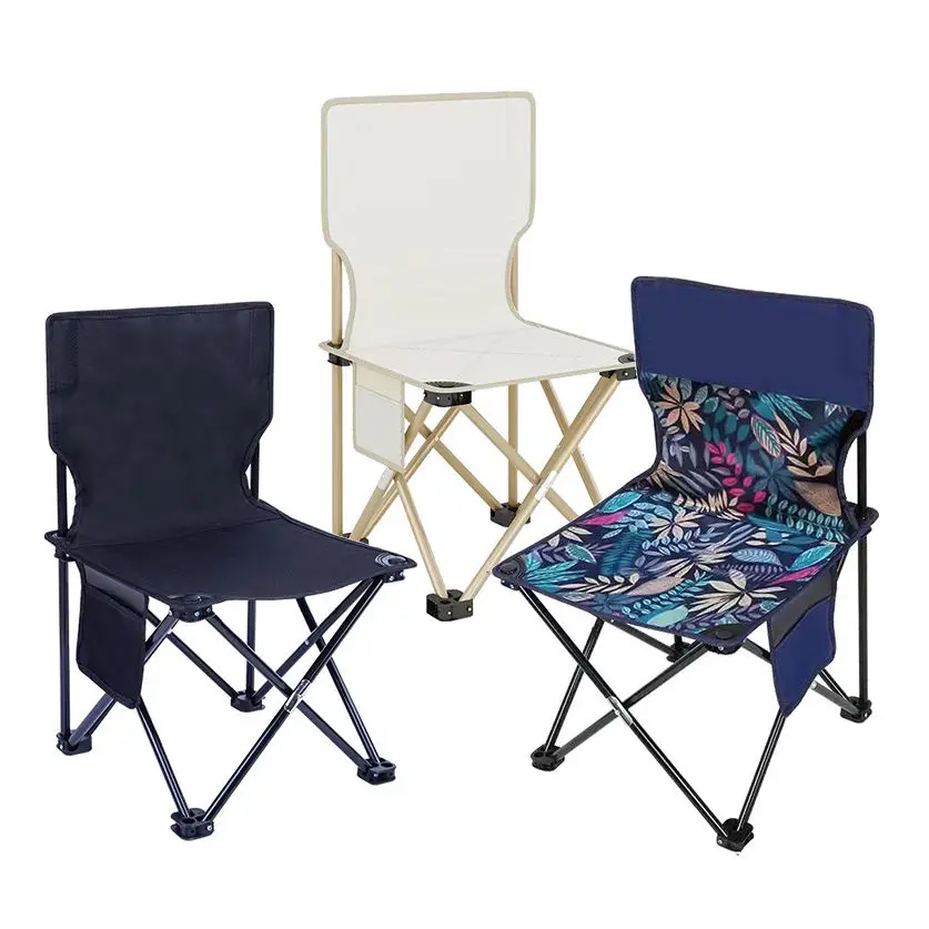 

Customizable Lightweight Outdoor Folding Chair for Camping Beach Fishing with Size and Color Options Logo Included
