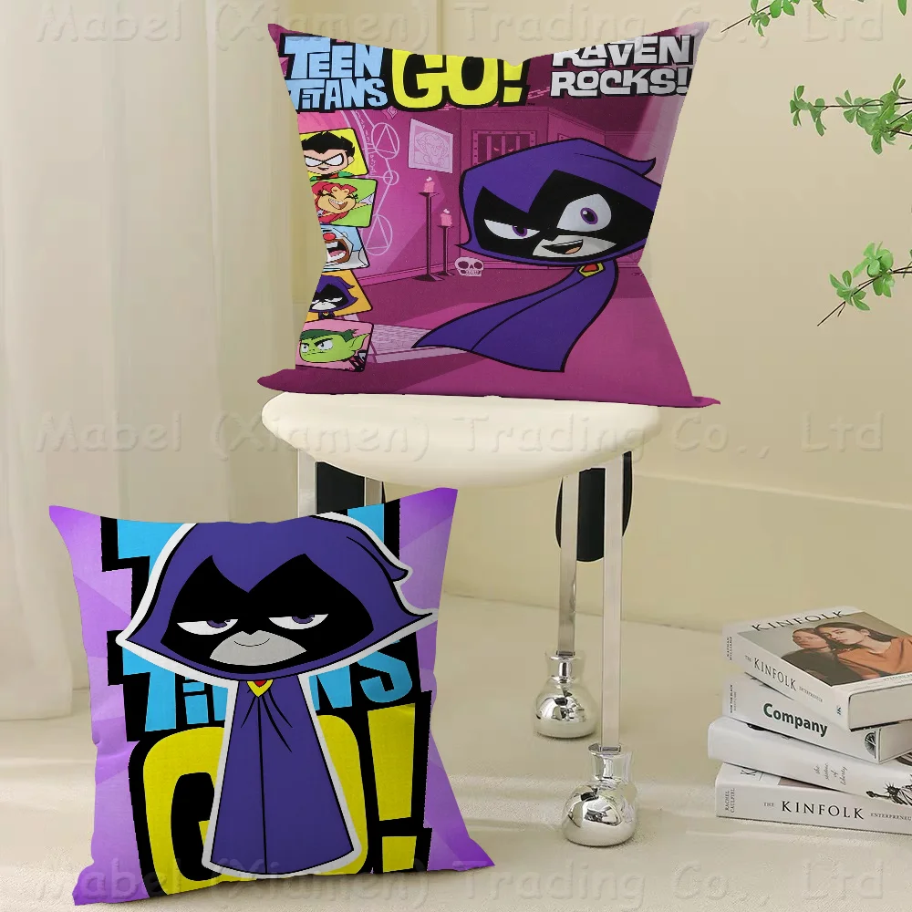 

T-Teen T-Titans Go Pillow Cover Design Cushion Cover Decor Holiday Decorati