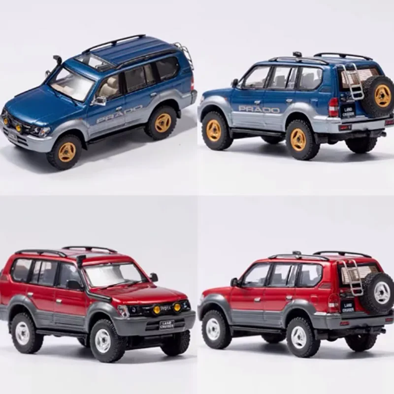 

GCD 1:64 Scale Land Cruiser Alloy Prado 90 Off Road Vehicle Car Model Diecast Simulation Toy Collection Static Model Ornament