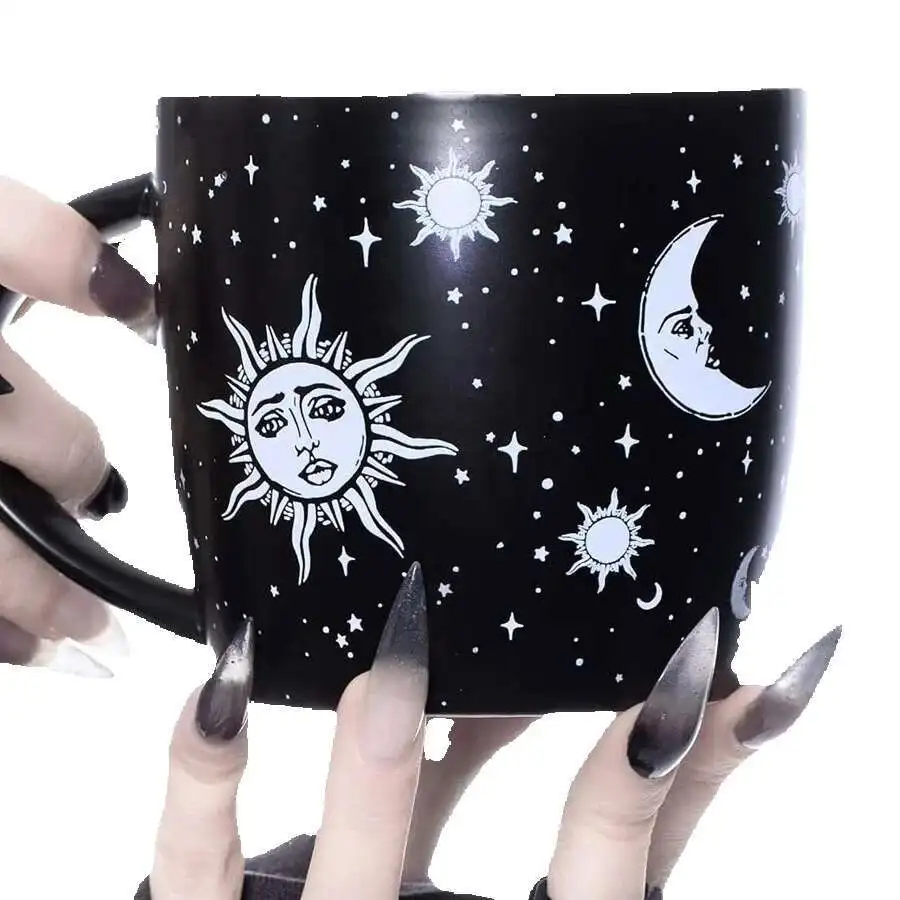 

Black Cool Mug Witch Cup Ml Large Capacity Coffee Halloween