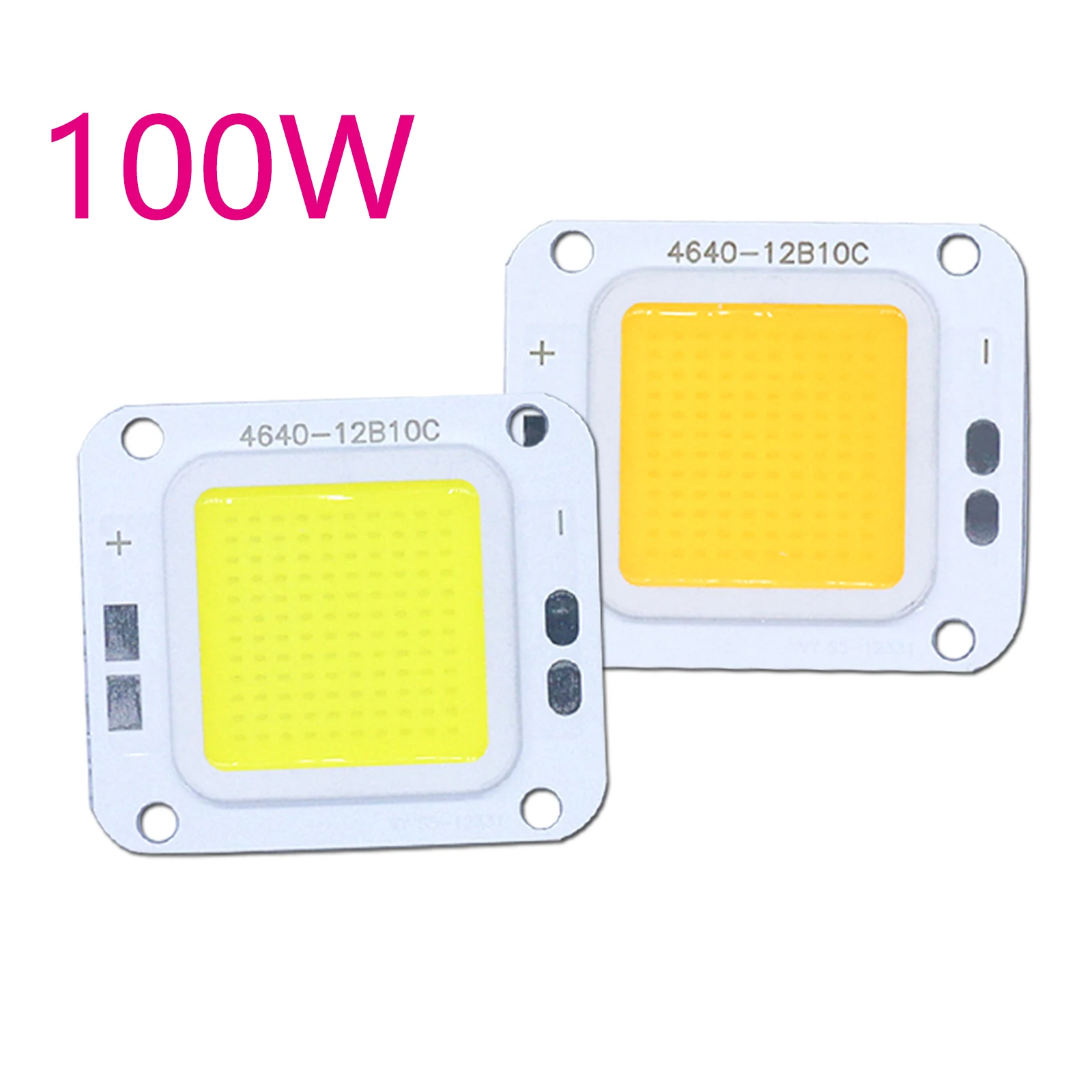 100W LED COB chip light Lamp Bead DC27-36V 10W 50W 60W 70W Flood Light Bulb Outdoor Spotlight Landscape Chip Lampswhite