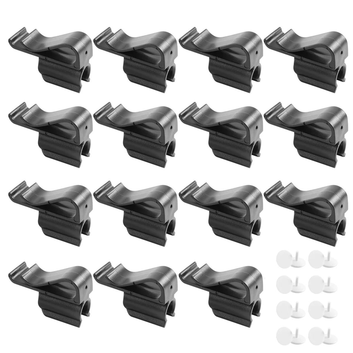 15Pcs Golf Bag Clip on Putter Clamp Holder Putting Organizer Club Ball Marker