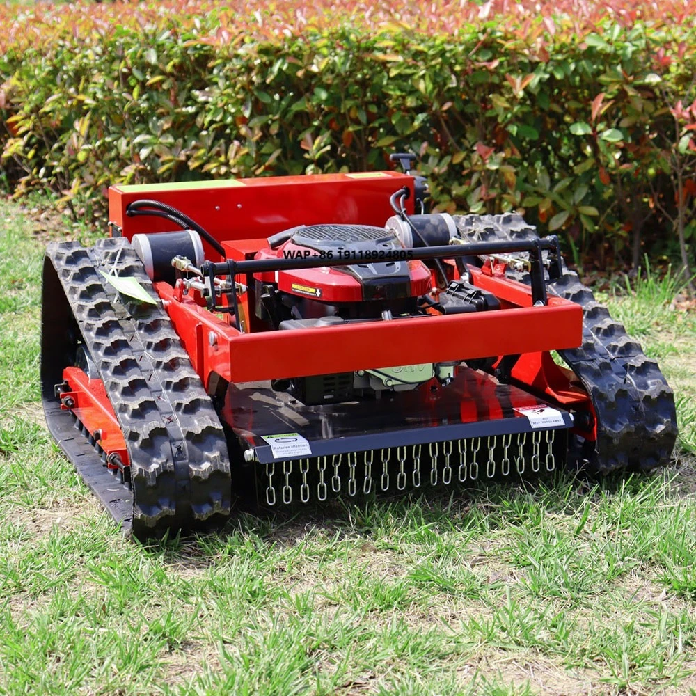 Sales High Quality Ce Approve Grass Cutting Machine Crawler Brush Cutter for Agriculture Electric Remote Control