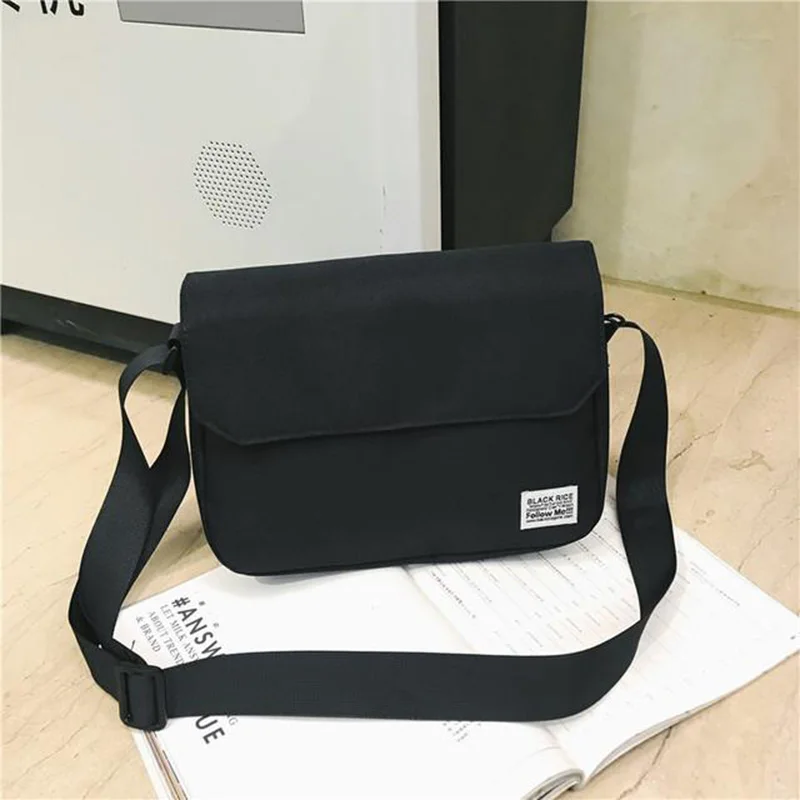 Men Messenger Bag Male Shoulder Bag Canvas Casual Teenager Satchels Bags Fashion Couple Small Bags