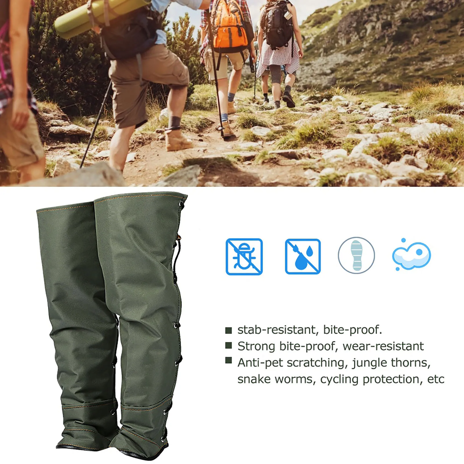 zk30 Anti bite Snake Pet Guard Leg Protection Gaiter Cover Hiking Camping Hunting Outdoor labour protection