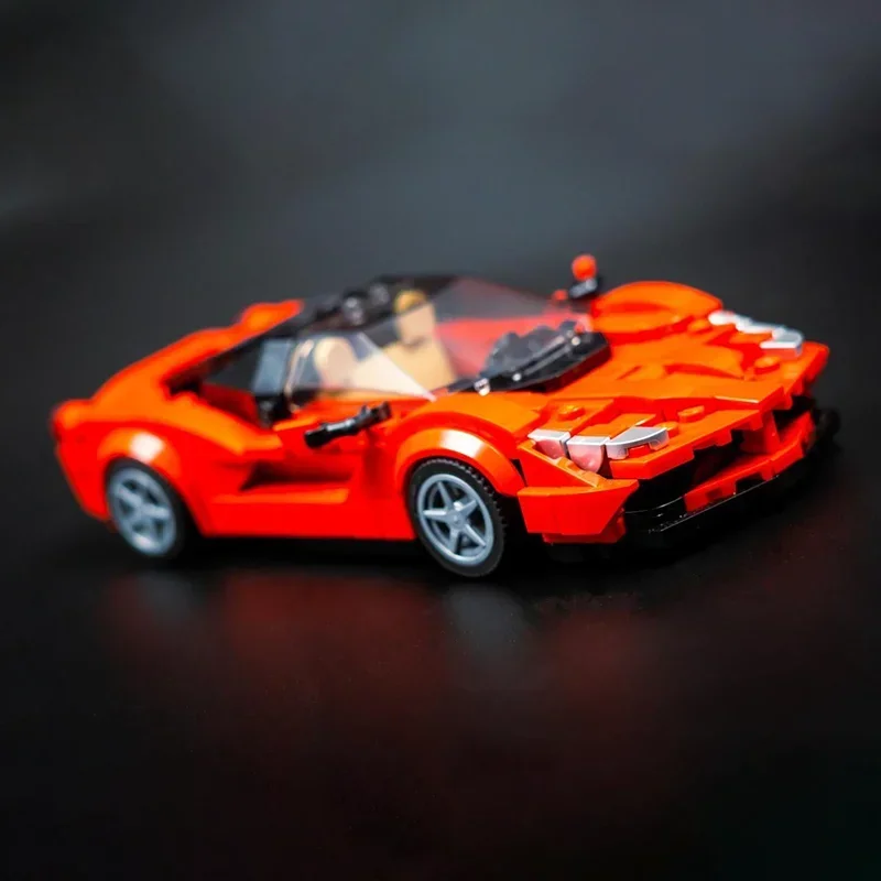 Stadsautomodel Moc Bouwstenen Snelheid Kampioenen Auto Technologie Modulaire Blokken Geschenken Kerst Speelgoed DIY Sets Montage