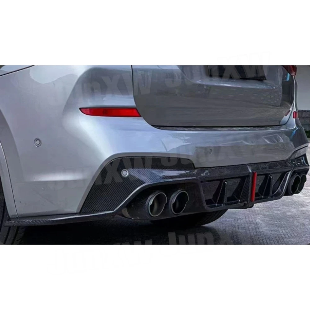 

JCHEY Carbon Fiber Rear Lip Diffuser with Light Splitter For BMW X3M F97 2018-2021 FRP Rear Diffuser Lip Chin Canard Body Kits