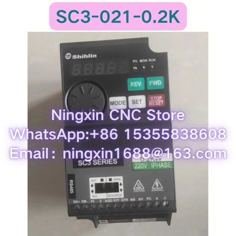 

Б/у инвертор HSC3-021-0.2K SC3-021-0.4K Функциональный тест ОК Быстрая доставка