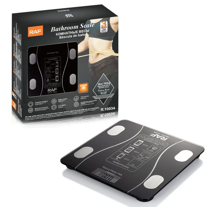 

Body Fat Rechargeable Smart Electronic LCD Display Home Weight Scale 10034