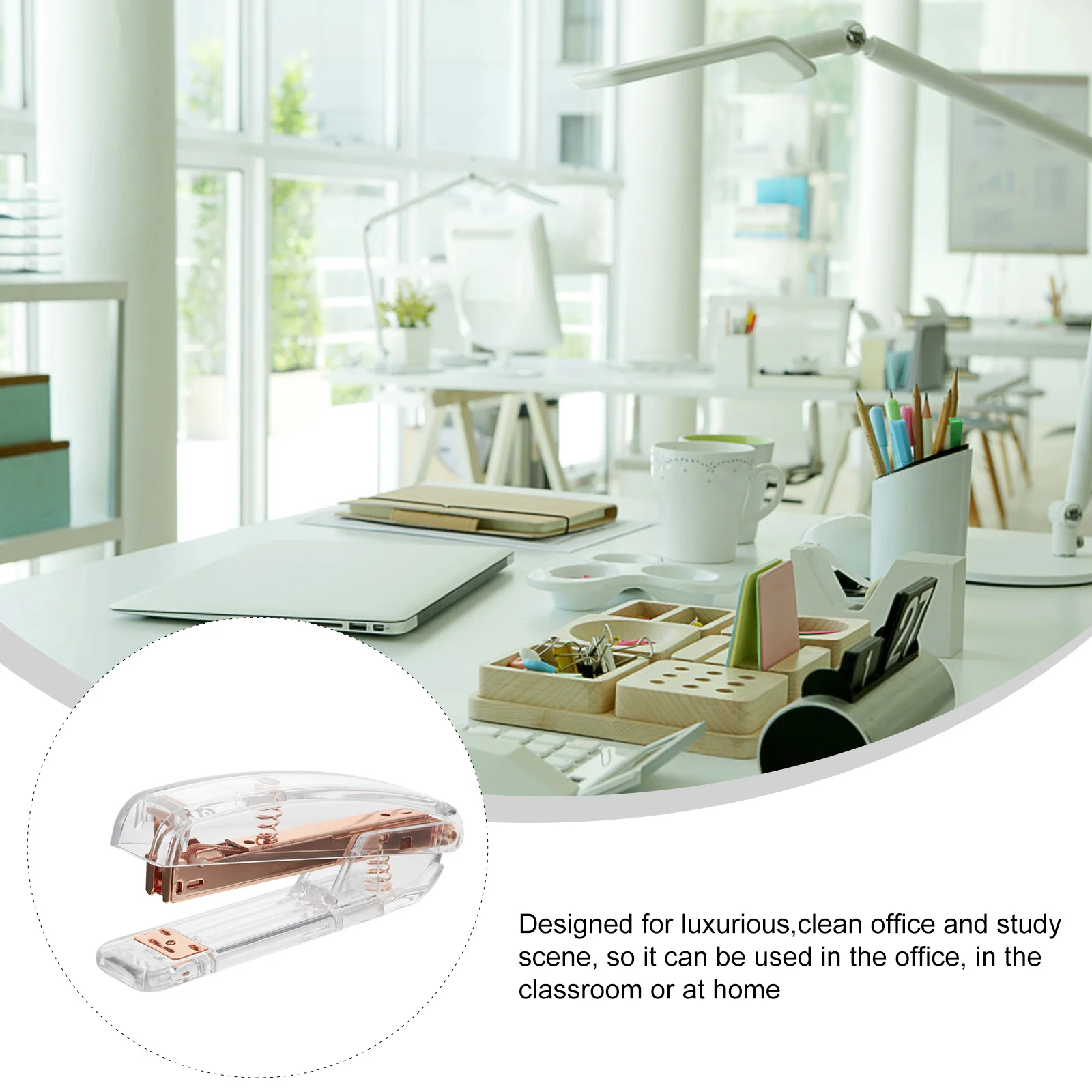 

1pc Simple Stapler Plastic Binding Machine For Book Paper Stapling Office School Stationery Supply Portable Tool