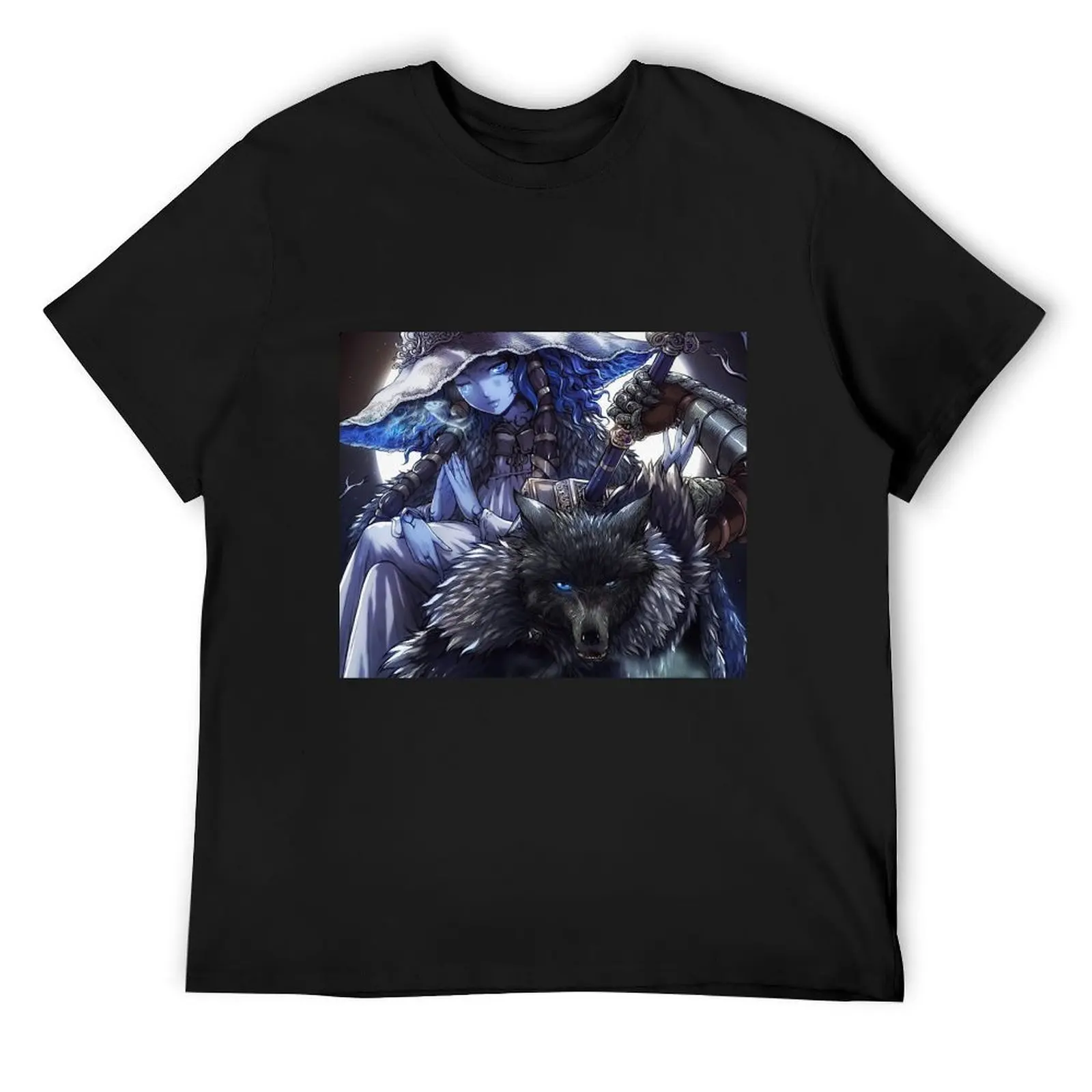 

Ranni and Blaidd Tapestry T-Shirt croswit shirt man Short sleeve tee vintage clothes new edition mens t shirts casual stylish