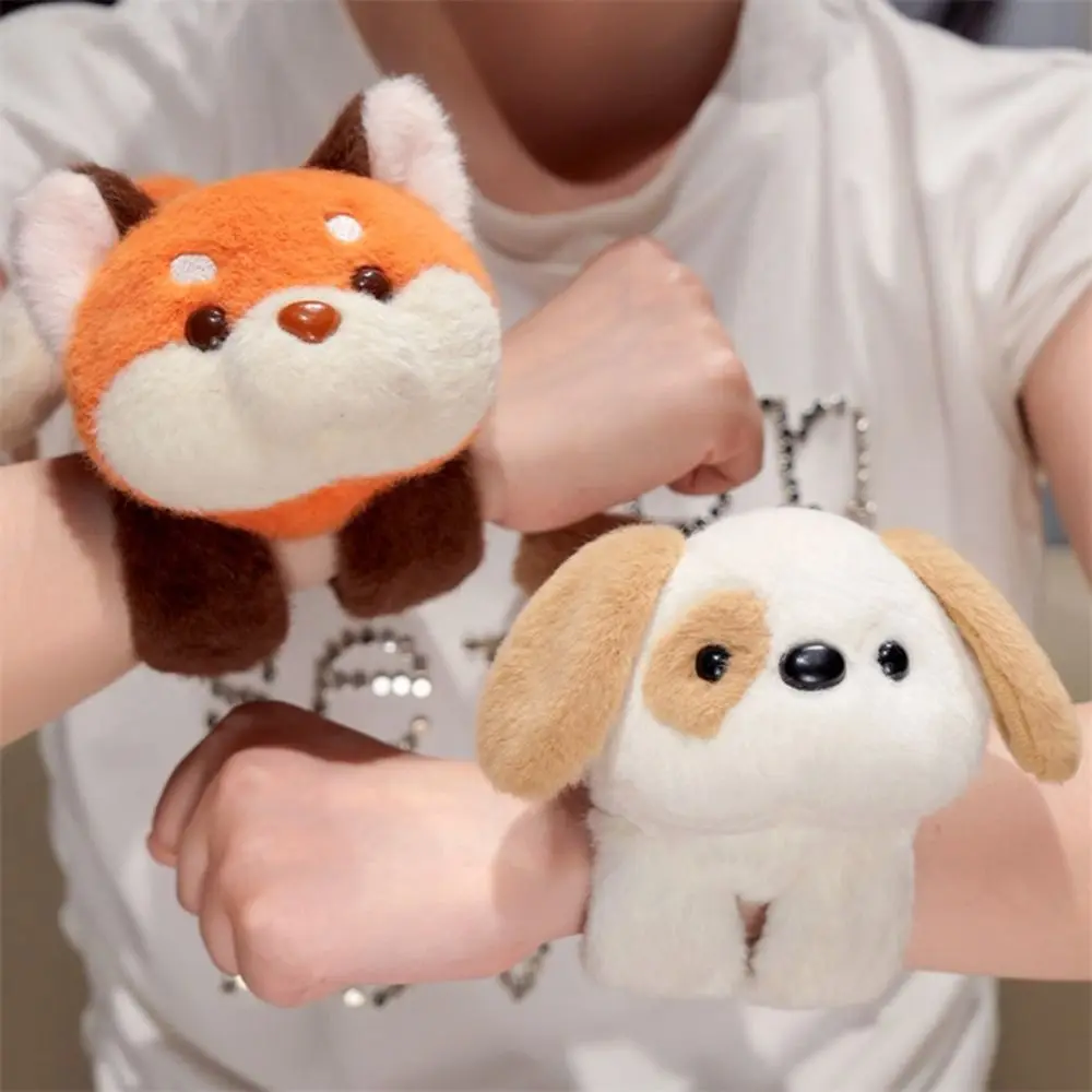 Koala Slap Bracelet Series Simulation Wrist Style Plush Doll Slap Bracelet Cute Doll Soft Puppy Plush Wrist Band Birthday Gift