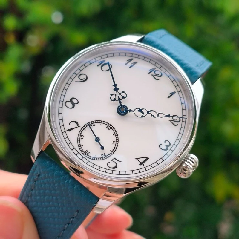 Men Small Pilot 316 Stainless Steel Case Sapphire Seagull St3620 Manual Winding Mechanical Watch 3atm Water Resistant 41mm Dial