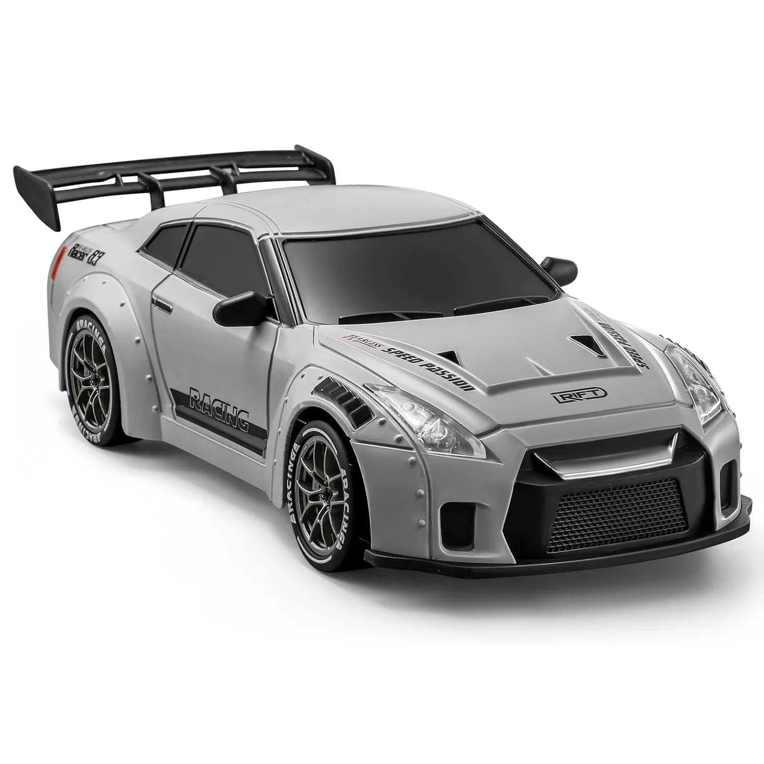 Drift Auto 1:24 Afstandsbed izan Auto 4WD 20KM / Hoge Speedheid Race Sport Auto LED-verlichting إضافي الانجراف الإطارات دي هدية