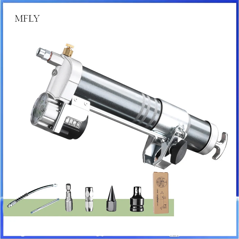 600CC Electric Combined Type Grease Machine Split-type Spearhead High Pressure Automatic Greaser Oil Filling Device Accessory