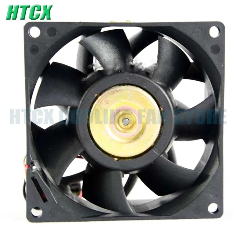 New FFB0812EHE 8038 12V 1.35A 8CM 3-wire Violent Dual Ball Fan