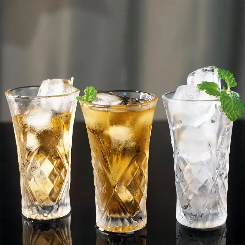 Disposable Diamond Plastic Wine Glasses 4 Pack 60ML Food Grade Portable Cups for Hiking Travel Outdoor Activities