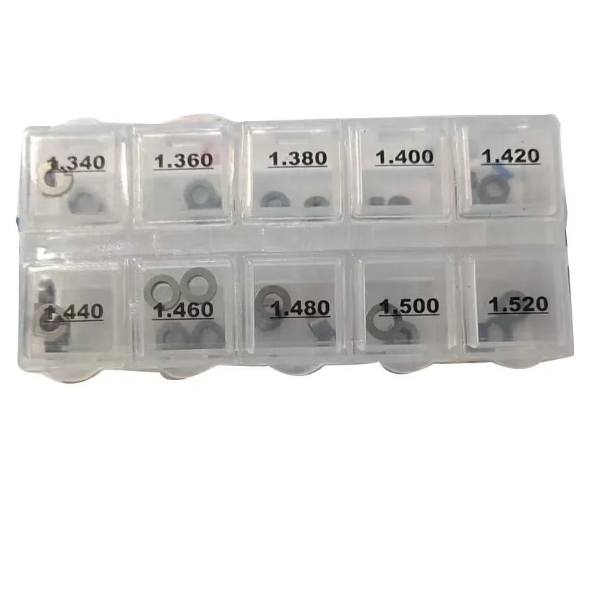 No,592(5-2)Siemens VDO injector shim ( 1.340 - 1.520 ) 10 Kinds x 5pcs