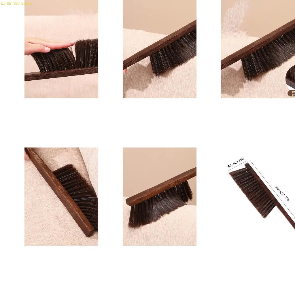 

W3JE Многократные поверхности Мягкая щетинка с расширенной длинной деревянной ручкой для пыли инструментов