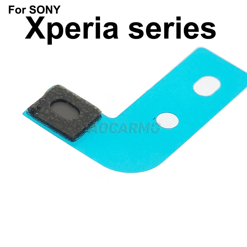 Aocarmo 5 sztuk/partia Górna i Dolna Siatka Mikrofonowa Wodoodporna Membrana Samoprzylepna 4.5x3.5mm Do Sony Xperia 1/5 X1 X5 XZ1 XZ3 — zdjęcie 7