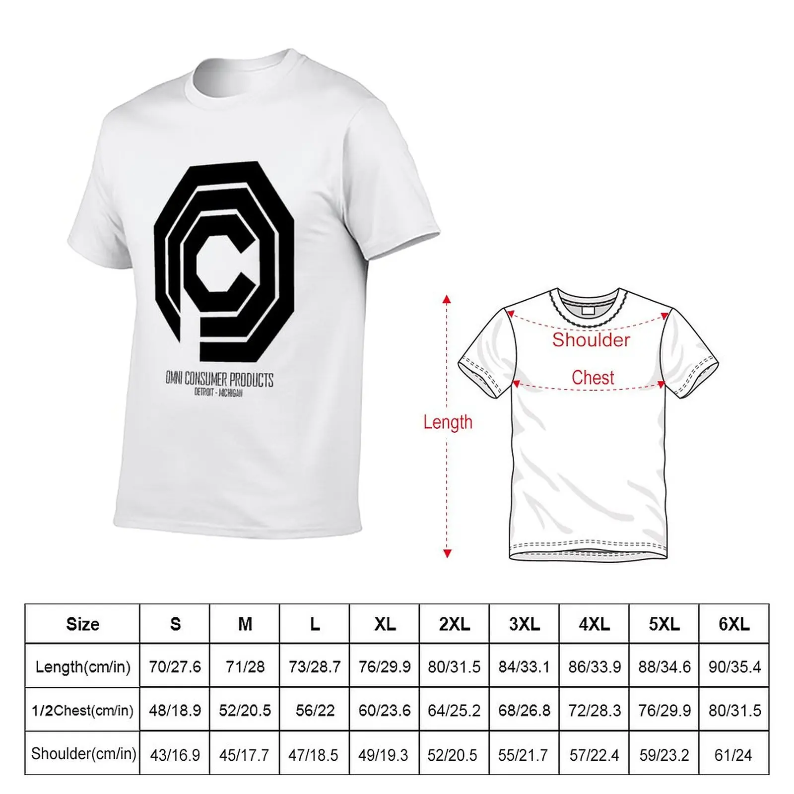 New Omnicorp T-Shirt tops graphics t shirt plus size tops plain t shirts men