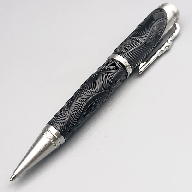 قلم MB فاخر قلم الكرات الدوّارة قلم حبر جاف هدايا الكتابة التجارية للرجال والنساء أدوات مكتبية مميزة