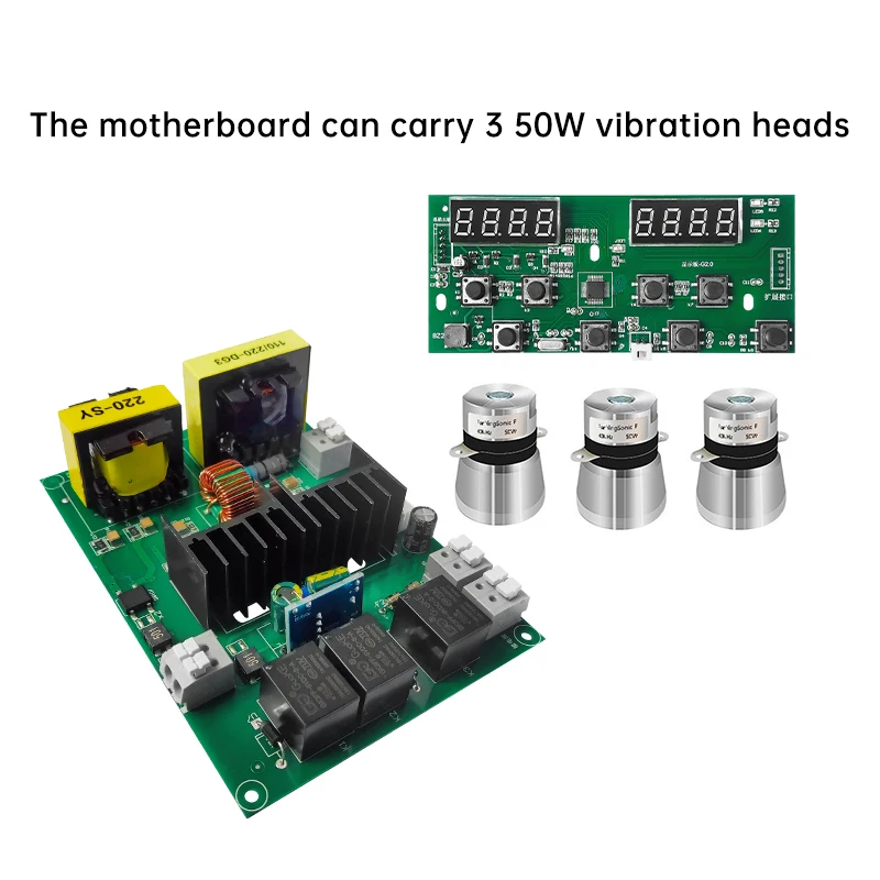 FanYingSonic-Transducteur à ultrasons pour générateur de lave-auto industriel, carte de circuit imprimé numérique, pilote de temps d'affichage, 150W, 40KHz