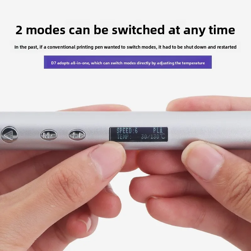 Stainless steel 3D printing pen pen size 3D three-dimensional graffiti painting pen creative gift box set