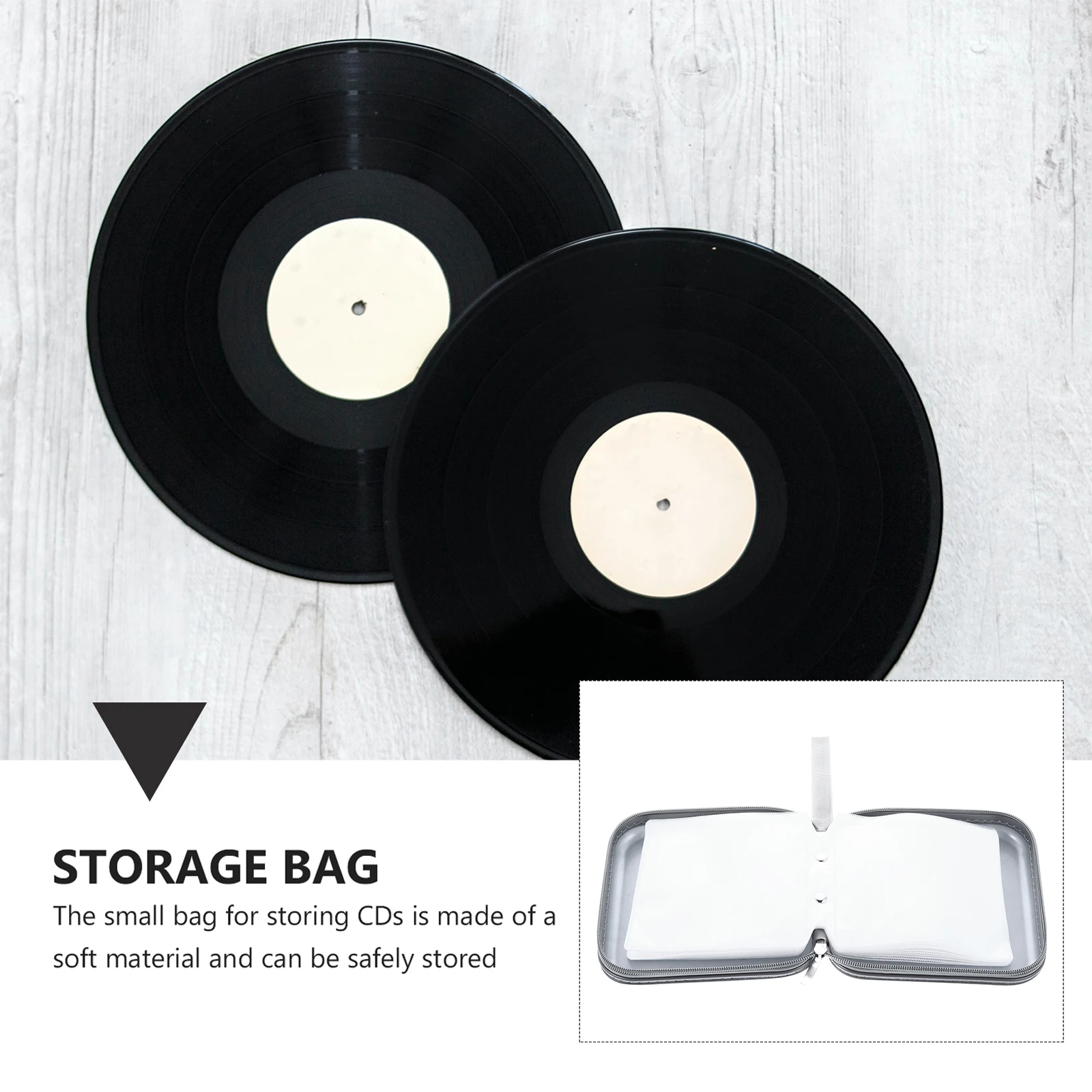 CD Case Dvd Storage High Capacity Carrier Plastic Holder Organizer Travel Portable