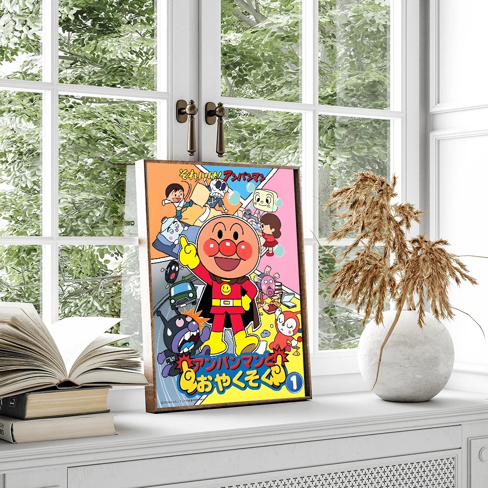 Anime A-Anpanman Classic Vintage Posters HD Quality Wall Art Retro Posters for Home Room Wall Decor