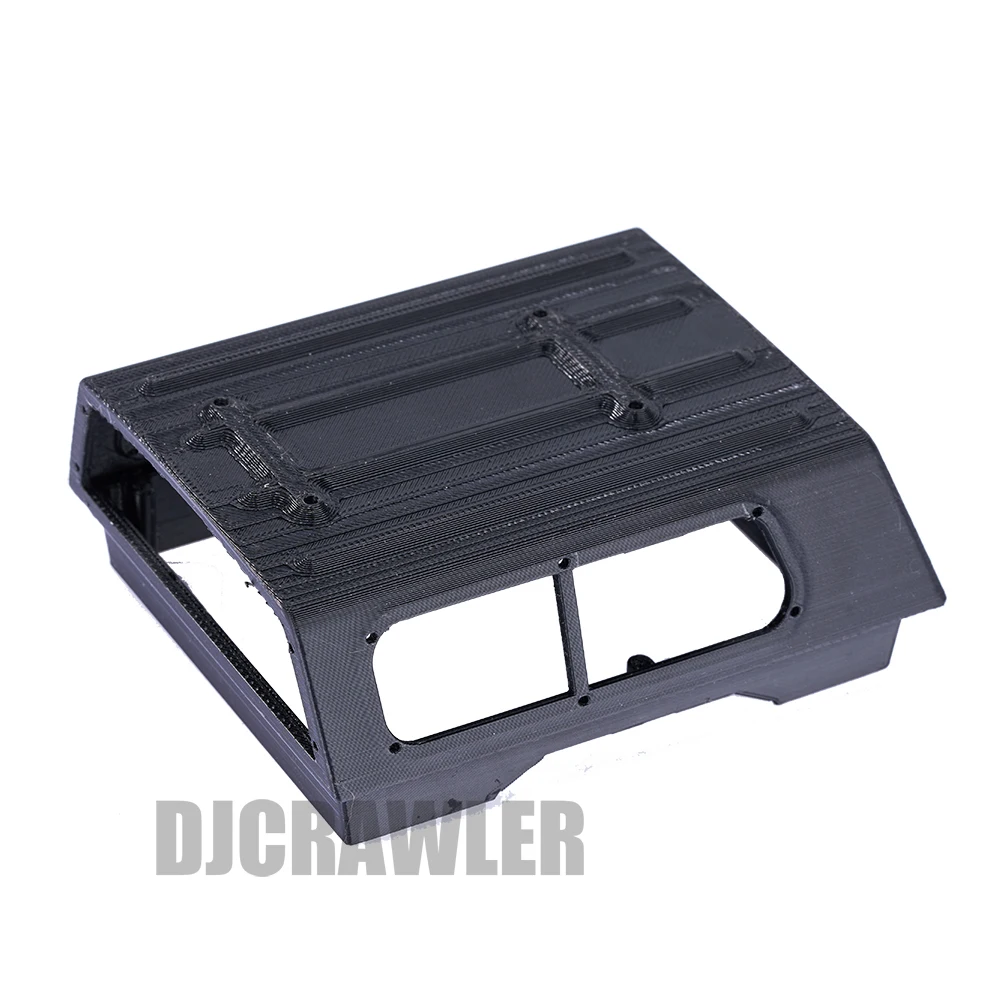 DJC 1/18 3D Printed Cargo Box Cover Comes with Suitcase, Suitable for TRX4M K10 Body Modification and Upgrade