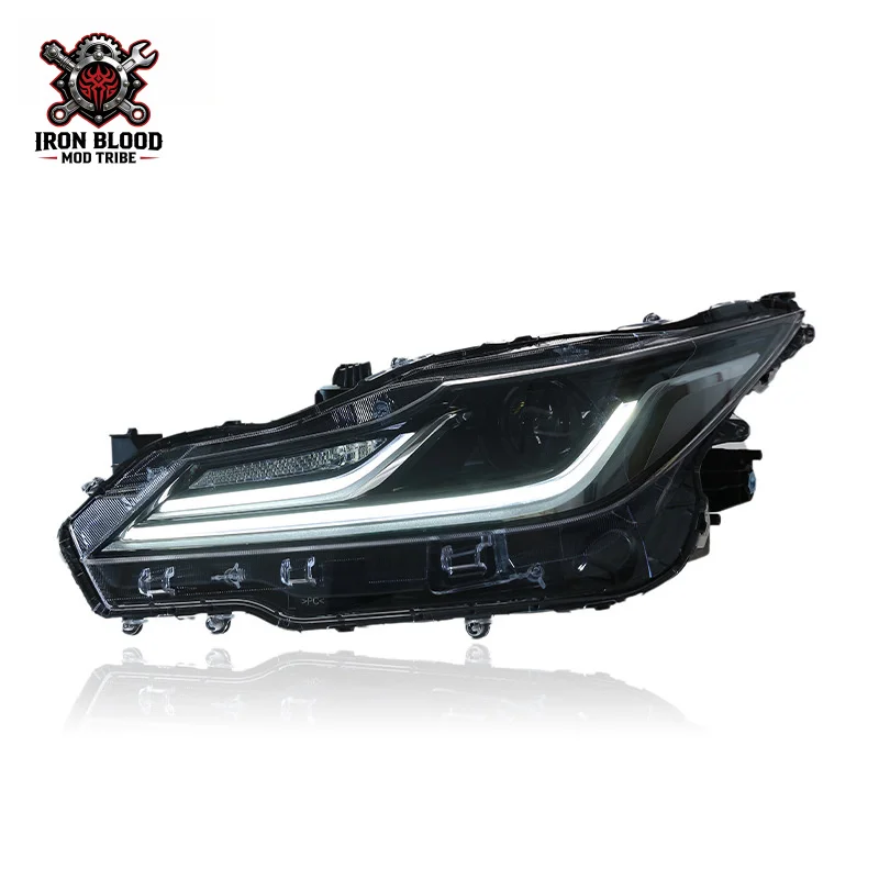 Suitable for 2019-2022 Toyota Corolla headlight assembly modification with light guide daytime running lights and LED dual beam