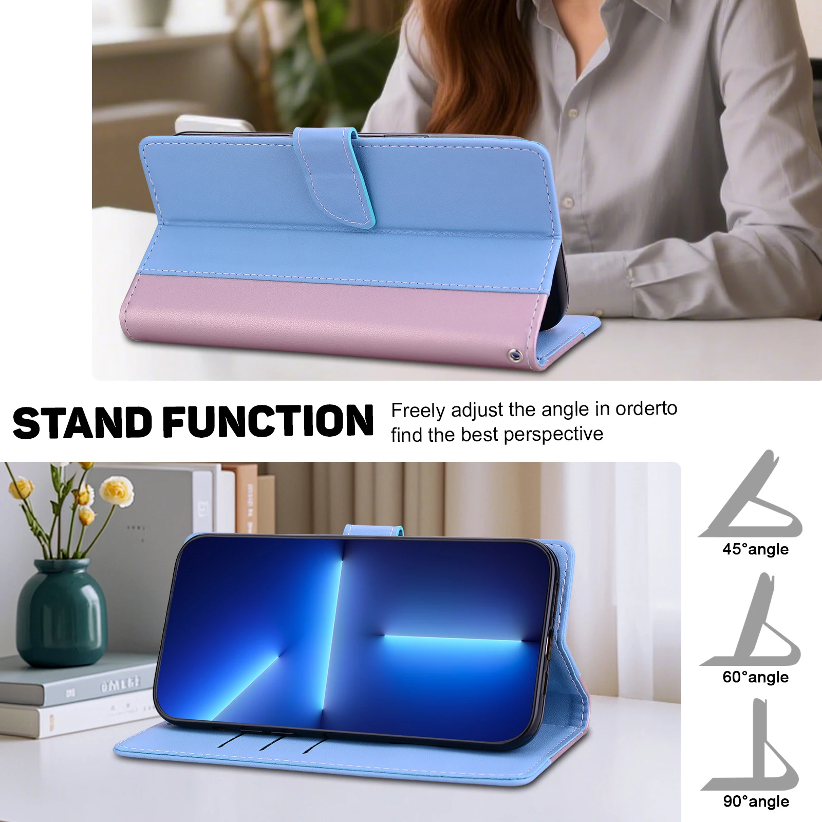 المغناطيسي فليب أغطية جلد المحفظة الحال بالنسبة لسامسونج غالاكسي S25 S24 S23 S22 S21 S20 S10e S9 S8 حافة زائد الترا FE 4G/5G #5