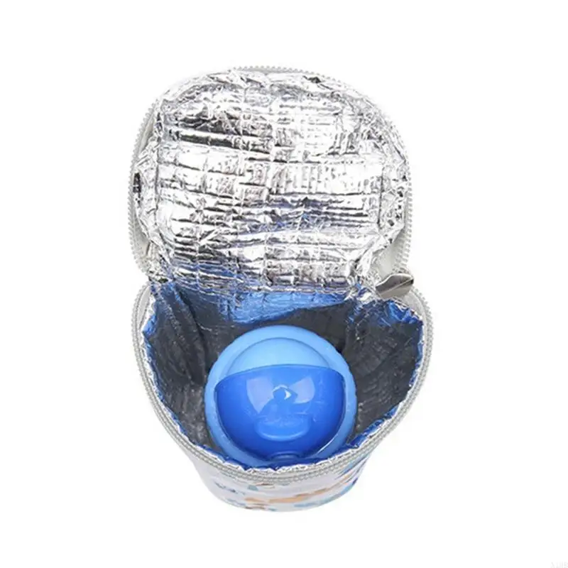 كيس زجاجة ماء رضيع كيس عزل محمول حقيبة تغطية حرارة الغطاء الحراري #5