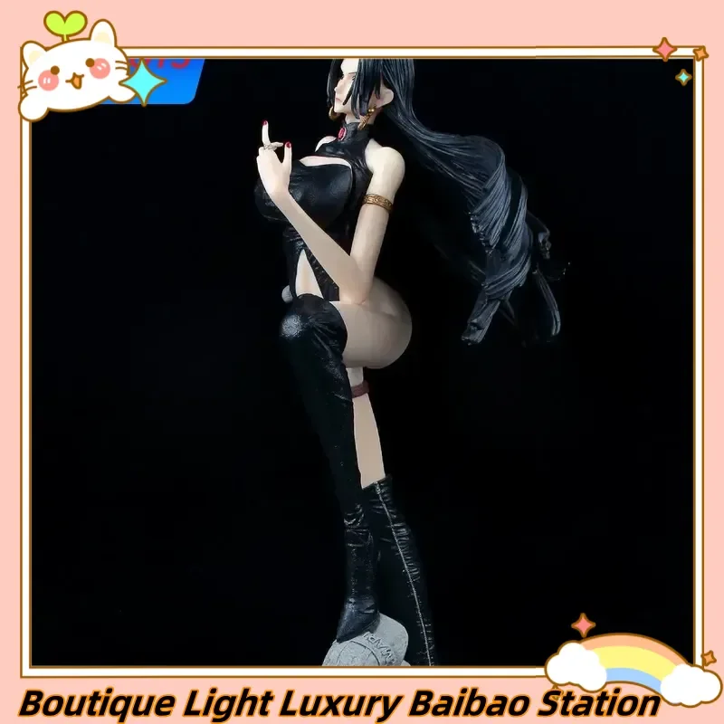 One Piece 48 cm Hancock In Collant Posizione in piedi Anime Girl Figure Modello Gk Collezione di statue Decorazione del desktop Ornamento Giocattoli