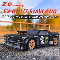 ZD Racing EX07 4WD 1/7TH Simulated RC Electric High-speed Professional Flat Sports Car On-Road Model Car Adults Children's Toys