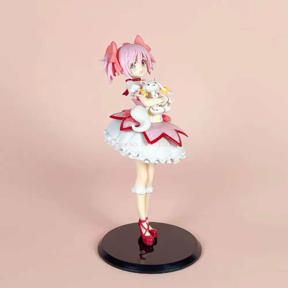 Caliente 22cm Anime Puella Magi Madoka Magica Akemi Homura Kaname Madoka postura de pie modelo figuras de dibujos animados juguetes colección regalos