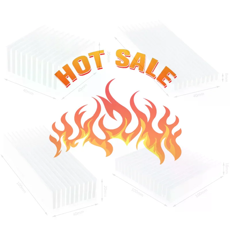 

Extruded Aluminum Heatsink For High Power LED IC Chip Cooler Radiator Heat Sink
