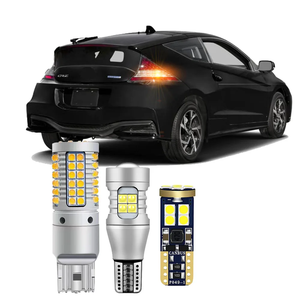 

Car LED Bulbs For HONDA CR-Z CRZ 2010 2011 2012 2013 2014 2015 2016 2017 Exterior Turn Signal Backup Bulbs Canbus No Error