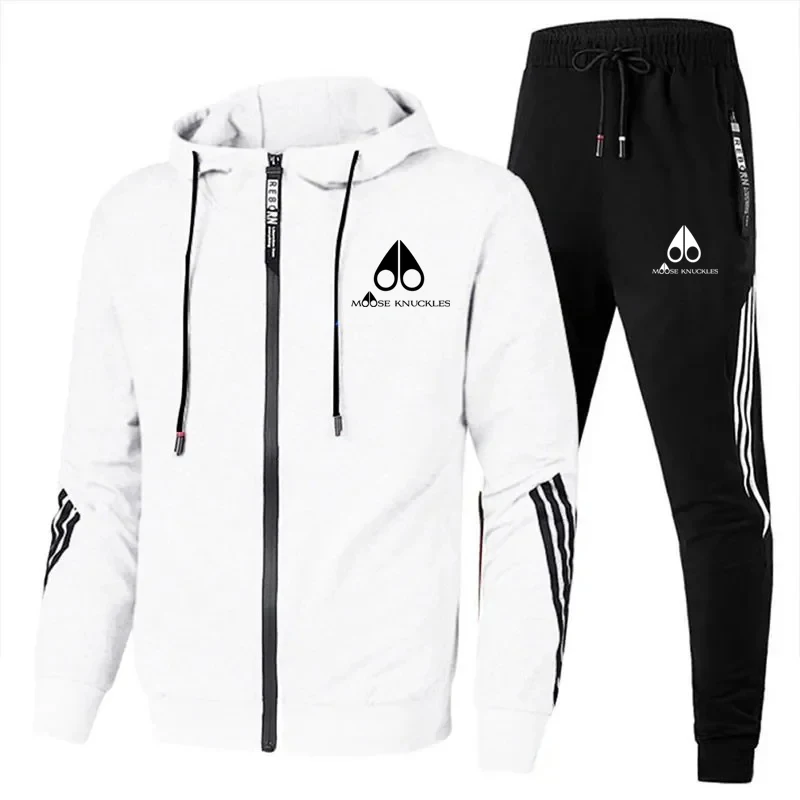 Men's Sweatsuit Set Hoodies + Sweatpants Sports Women's Suit Track Suits Mens Clothes Brand Fashion Sweater Male Pant Sets Man