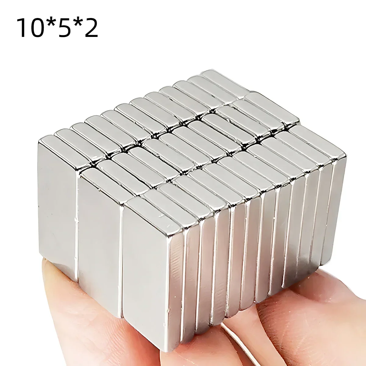 10X5X2mm Super Strong Rectangular Square Magnets Rare Earth Neodymium Iron Boron Permanent Magnetic Block Magnet N35 Magnet