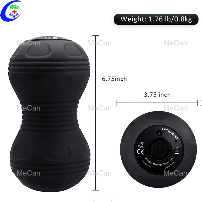 2019 Charging Vibration Massage Ball Yoga Fitness Electric Massage Roller