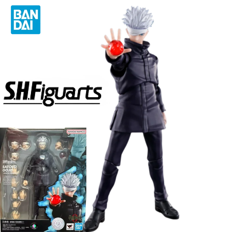 

Bandai Genuine Jujutsu Kaisen 0 Anime Figure SHF Satoru Gojo Theater Version Action Figure Toys for Kids Gift Collectible Model